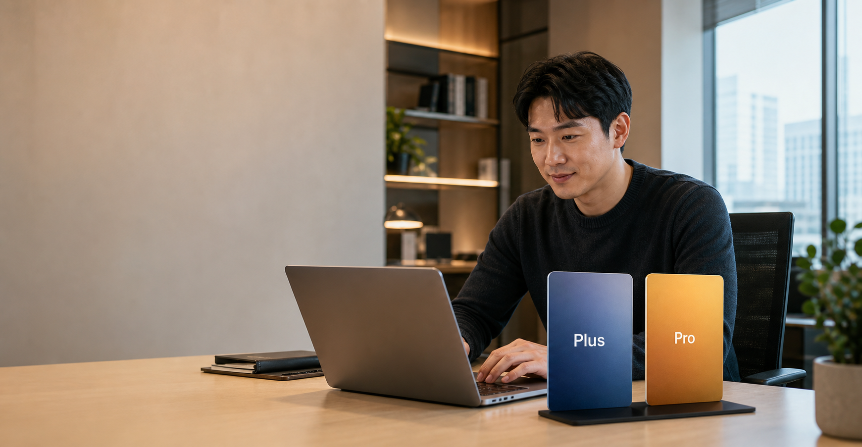 ChatGPT Plus와 Pro 요금제를 비교하는 이미지